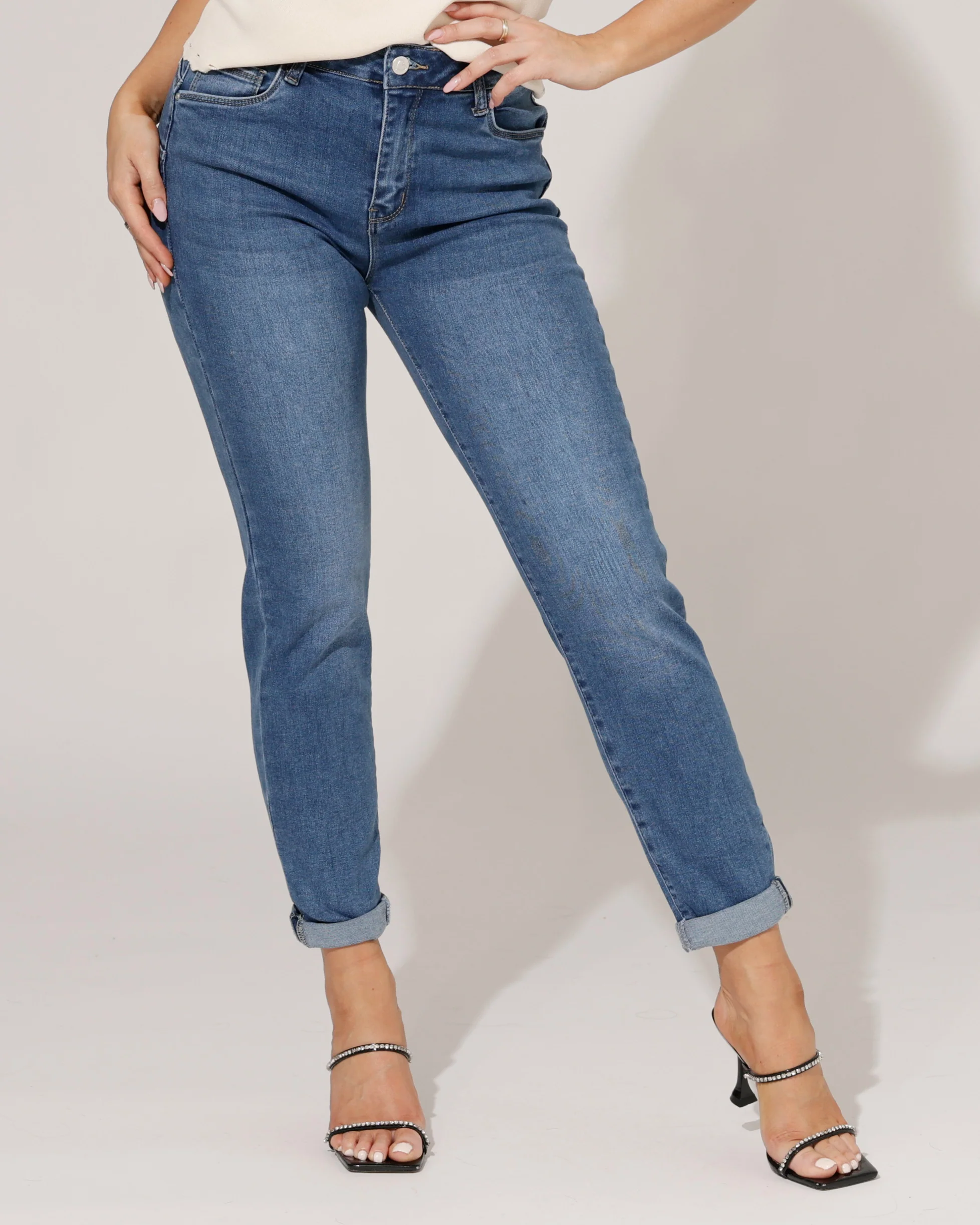 Redseventy | Skinny jeans Mira-14 Blauw