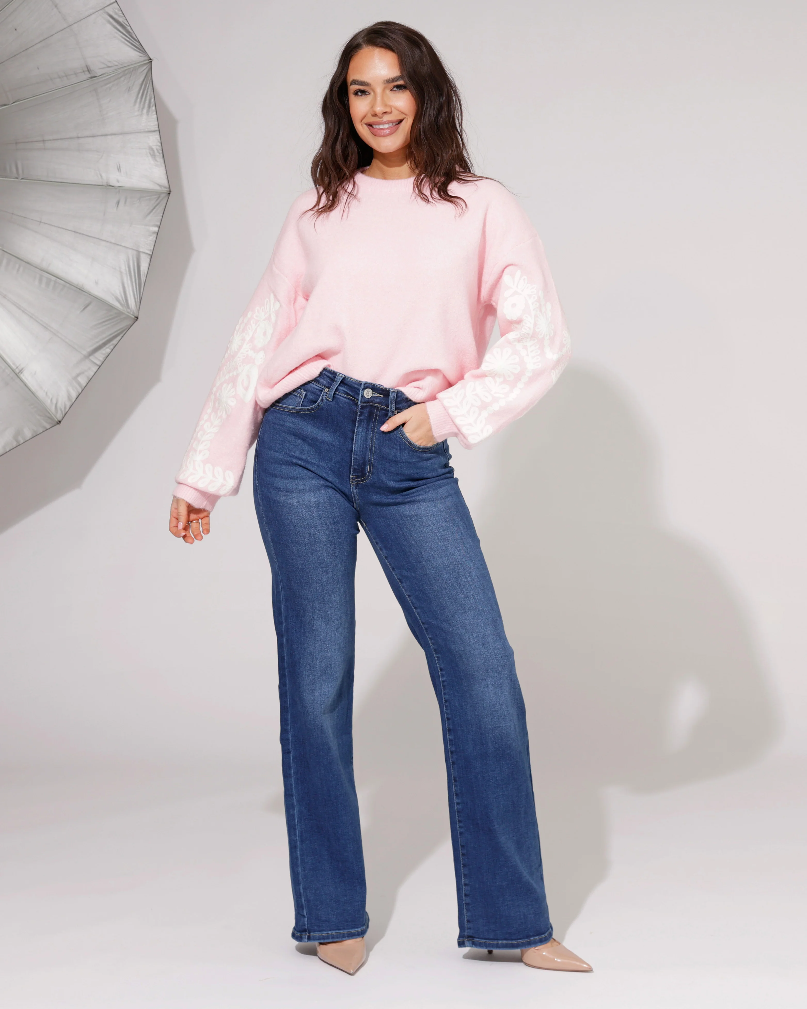 Redseventy | Wide leg jeans Reza-14 Blauw - Image 2