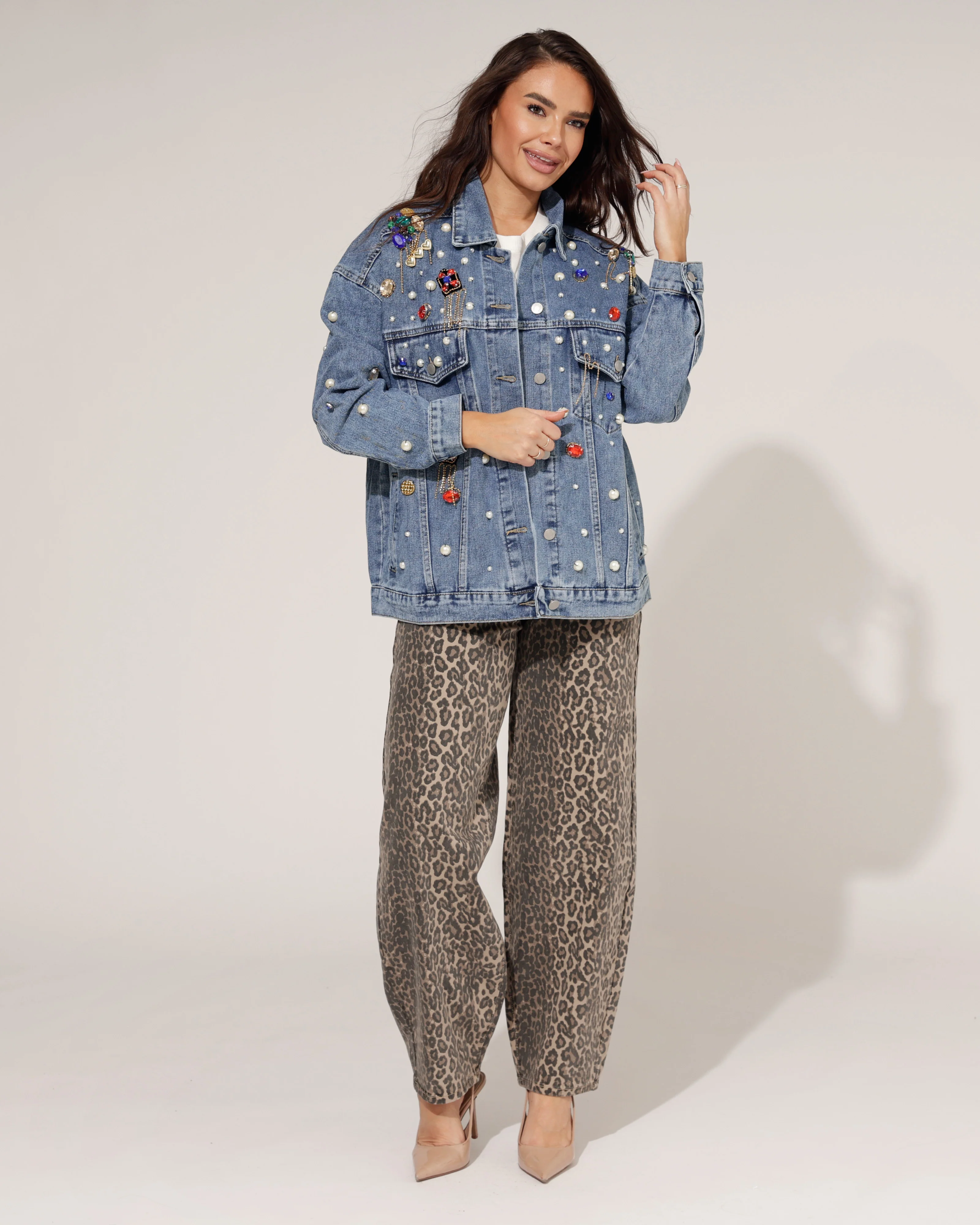 Spijkerjacket Felice Blauw