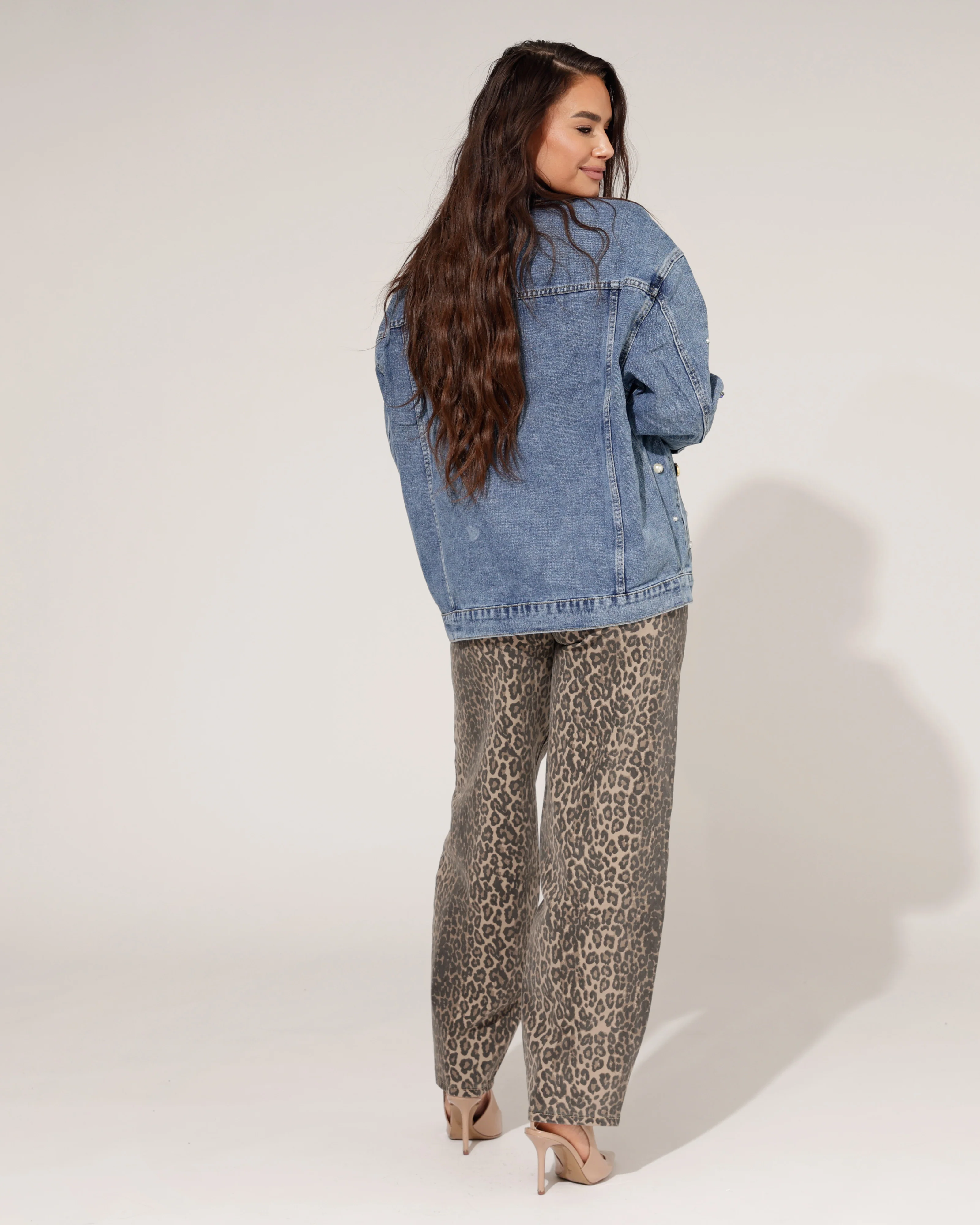 Spijkerjacket Felice Blauw - Image 3