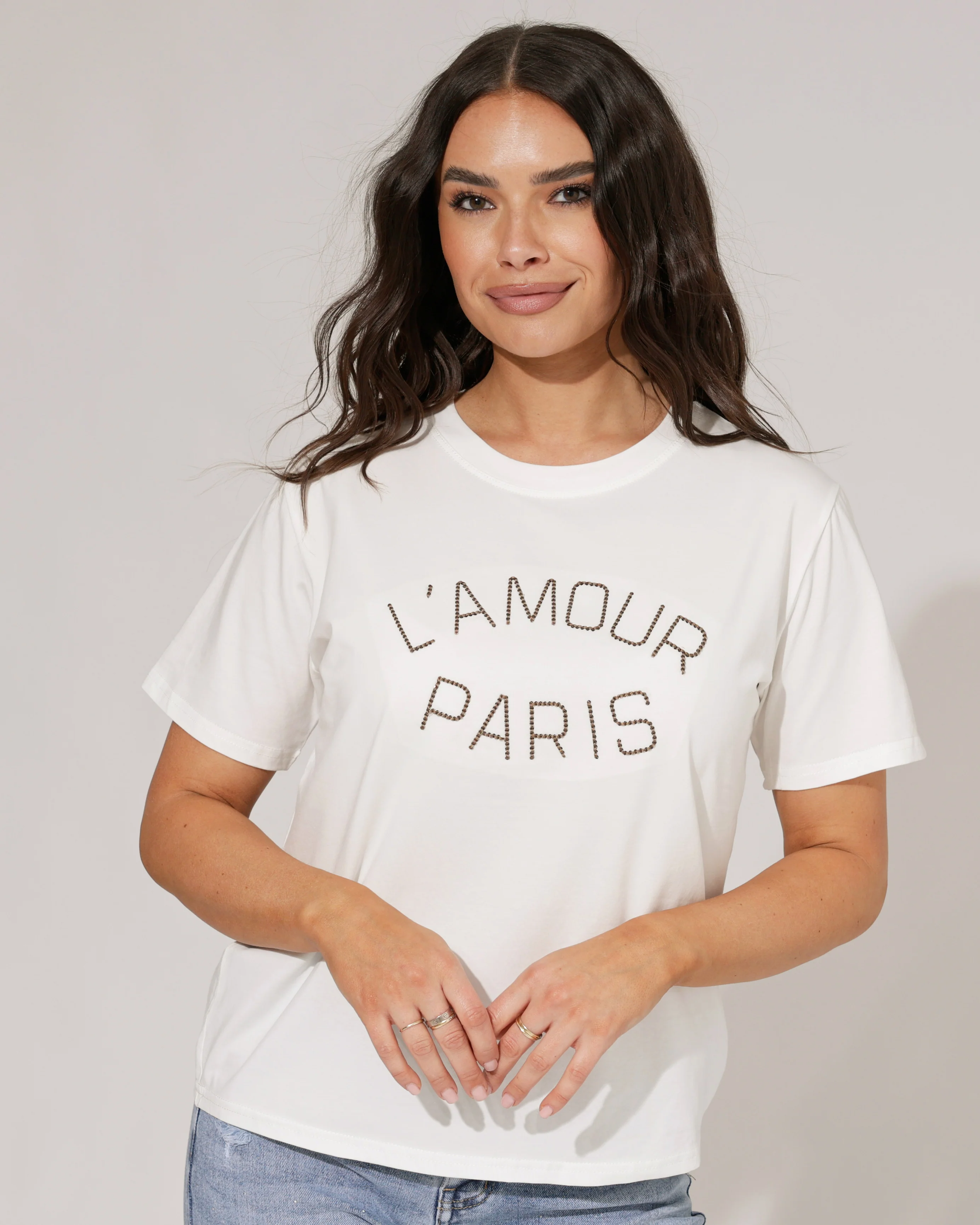T-shirt Amour Paris Wit