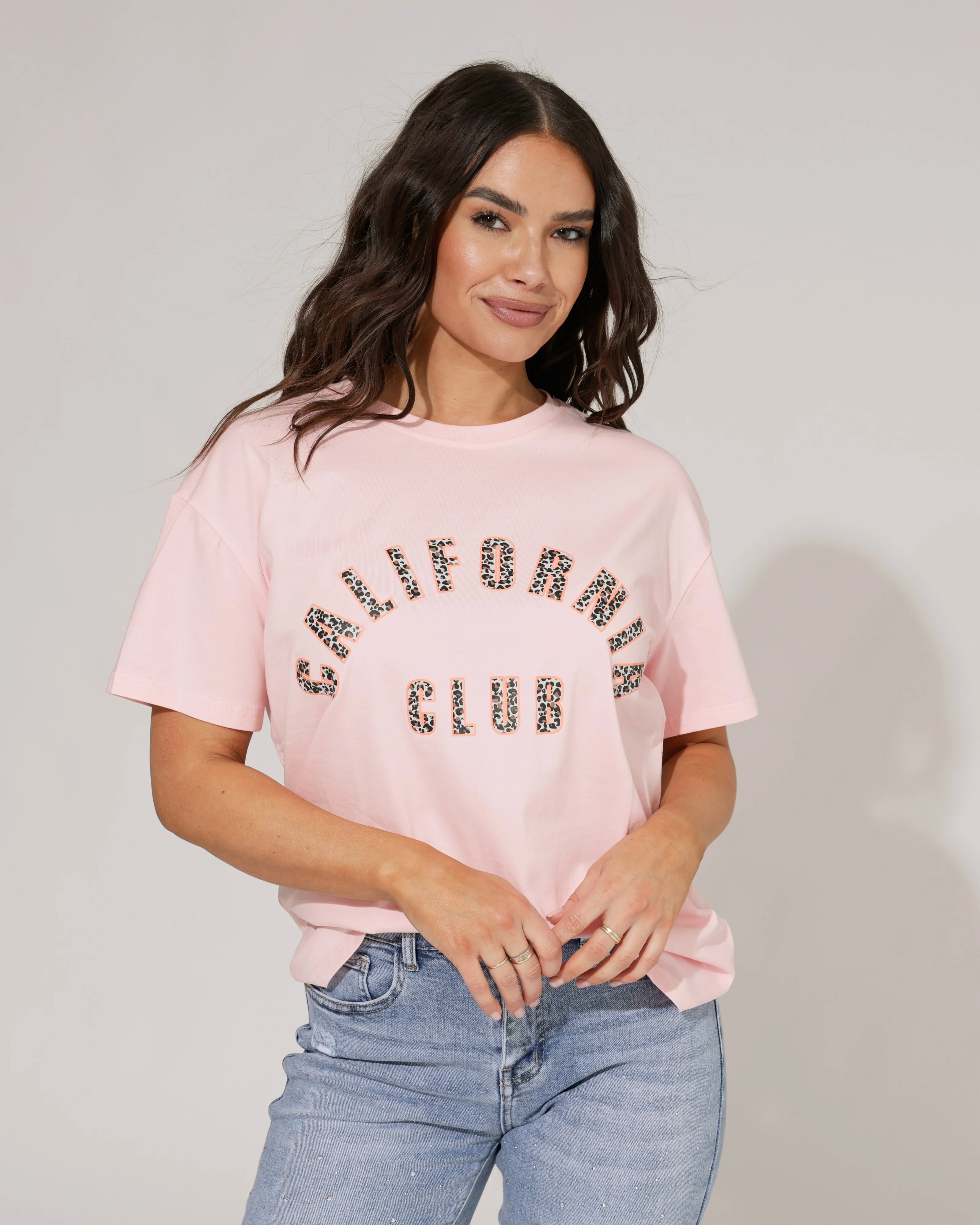 T-shirt California club Lichtroze - Image 3