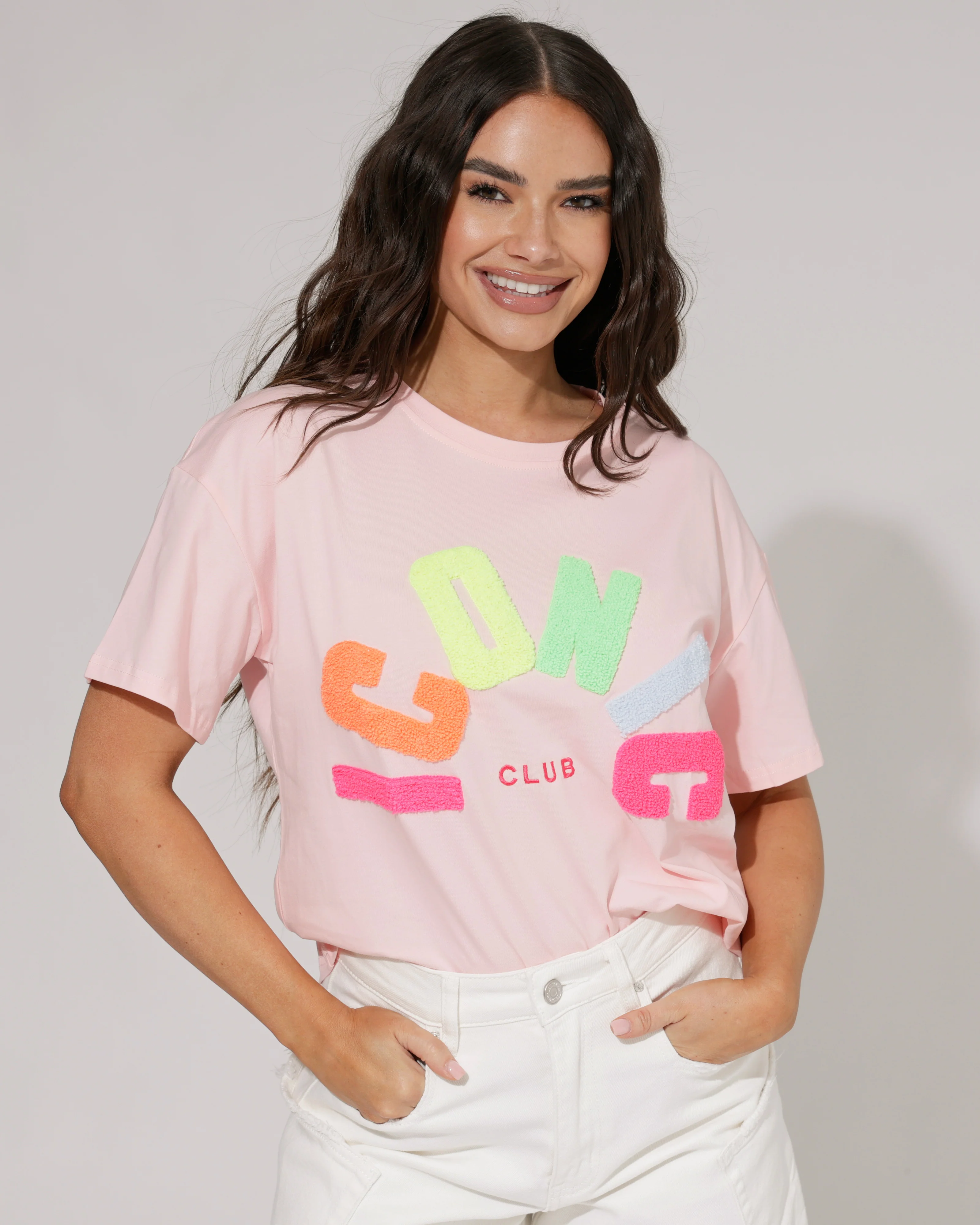 T-shirt Iconic club Lichtroze - Image 2