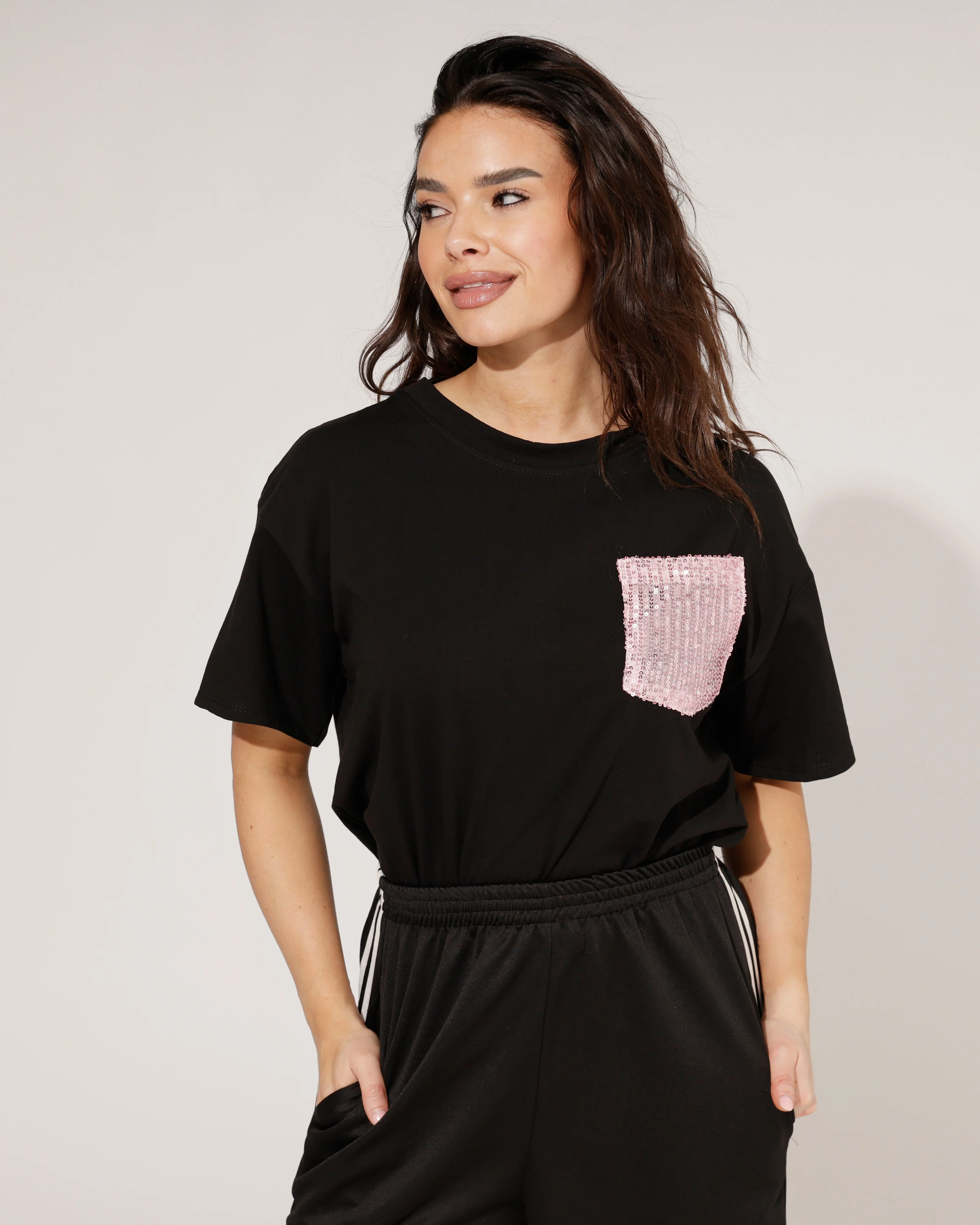T-shirt Joney Zwart - Image 3