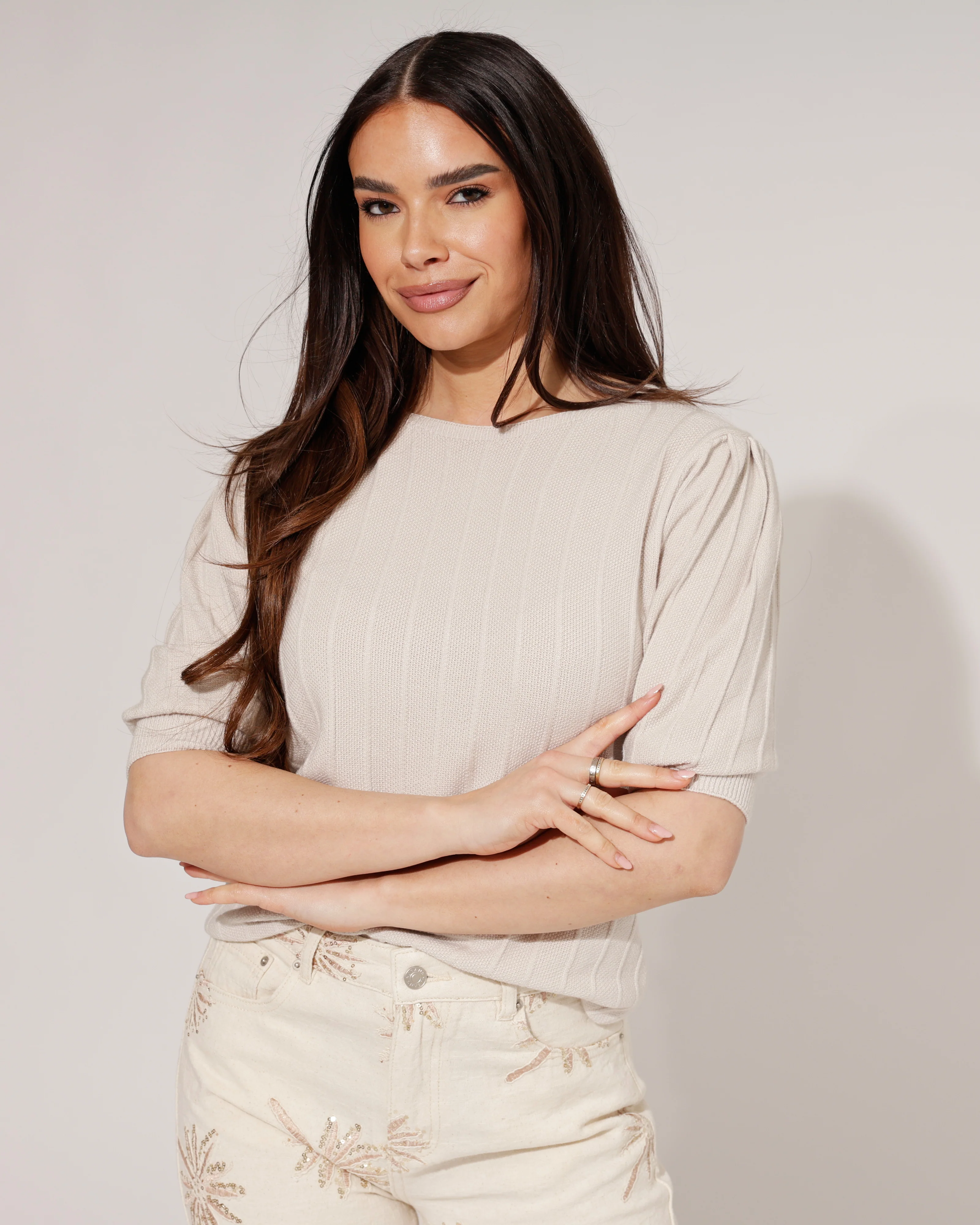 Top Evie Beige
