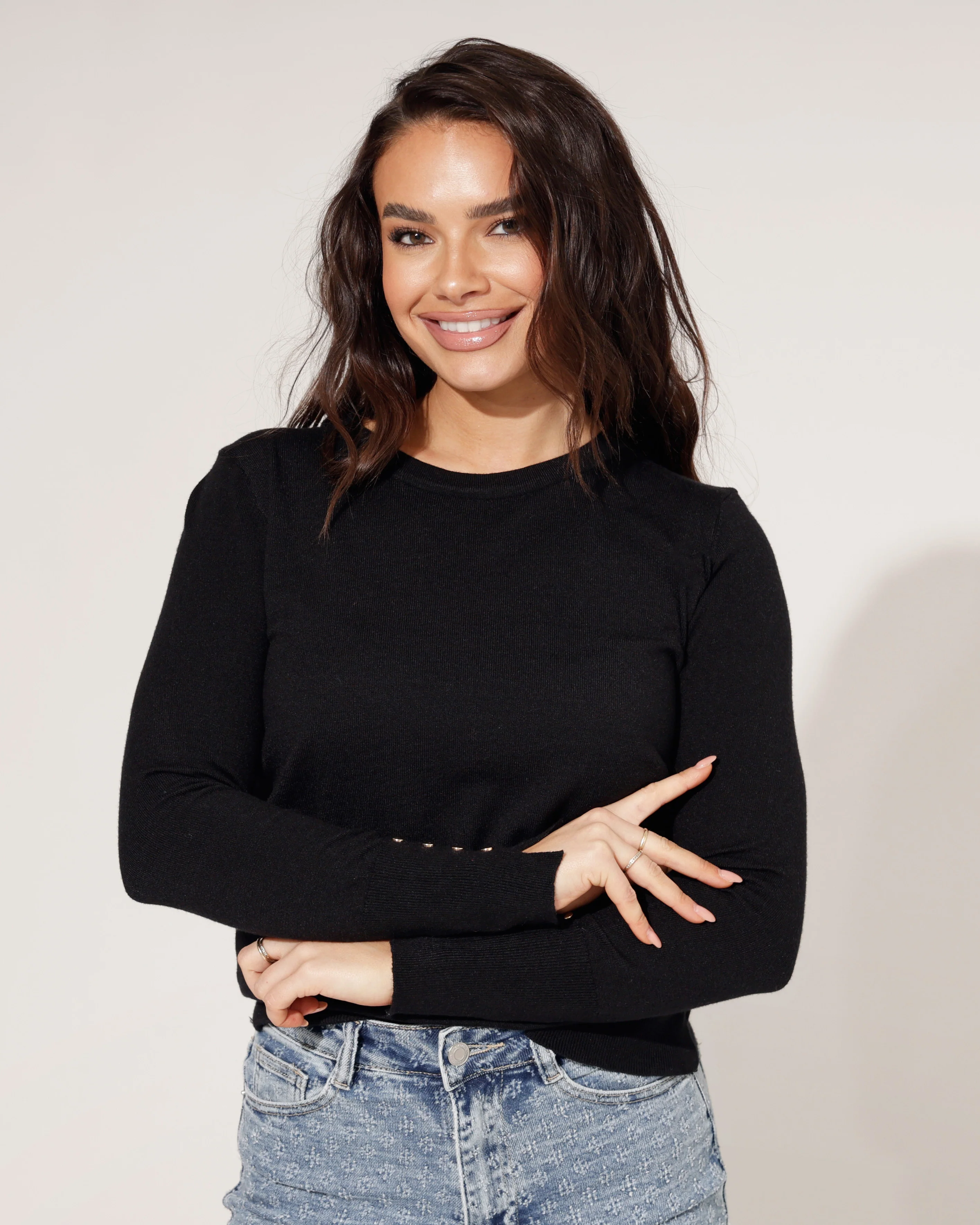 Top Lilly Zwart