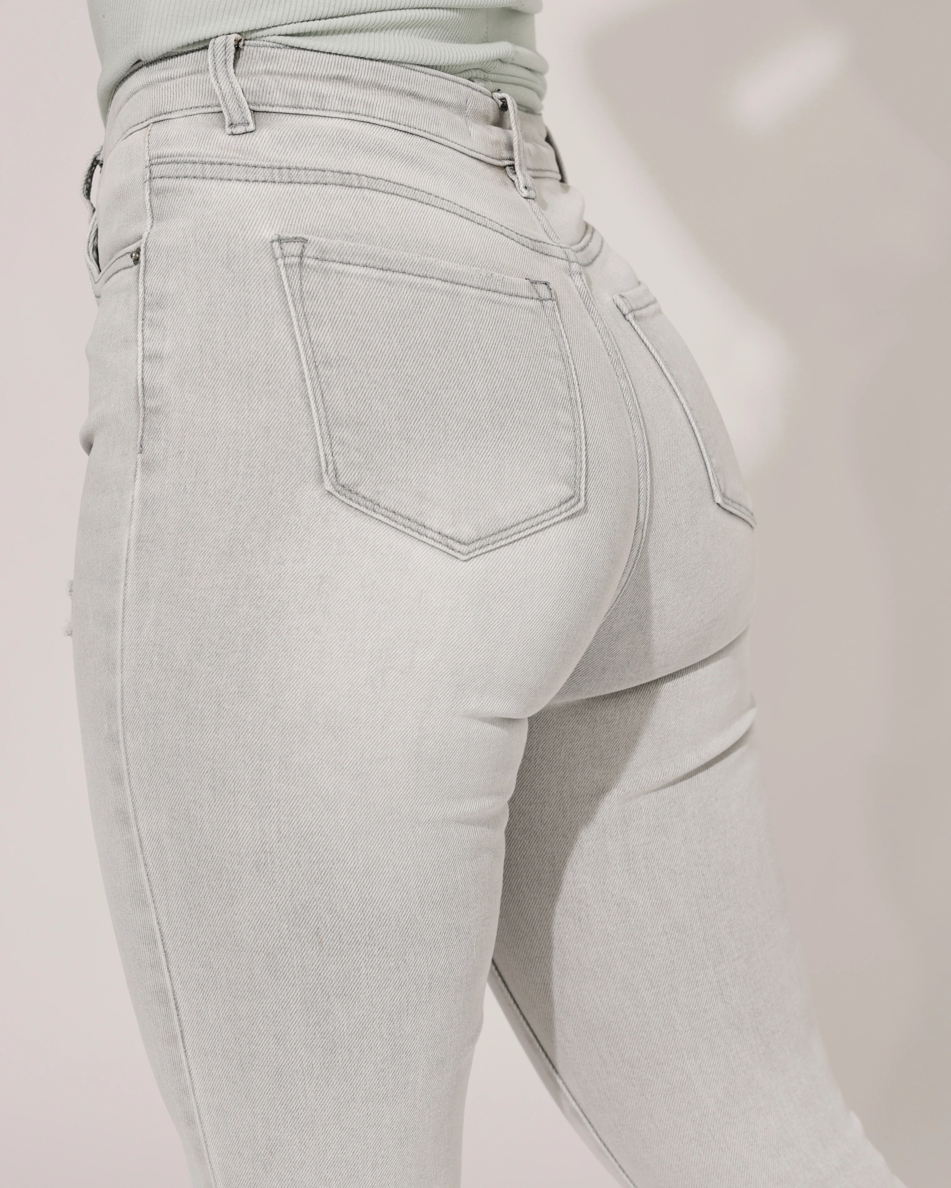 VS Miss | Skinny jeans, high waist Fem Grijs - Image 4
