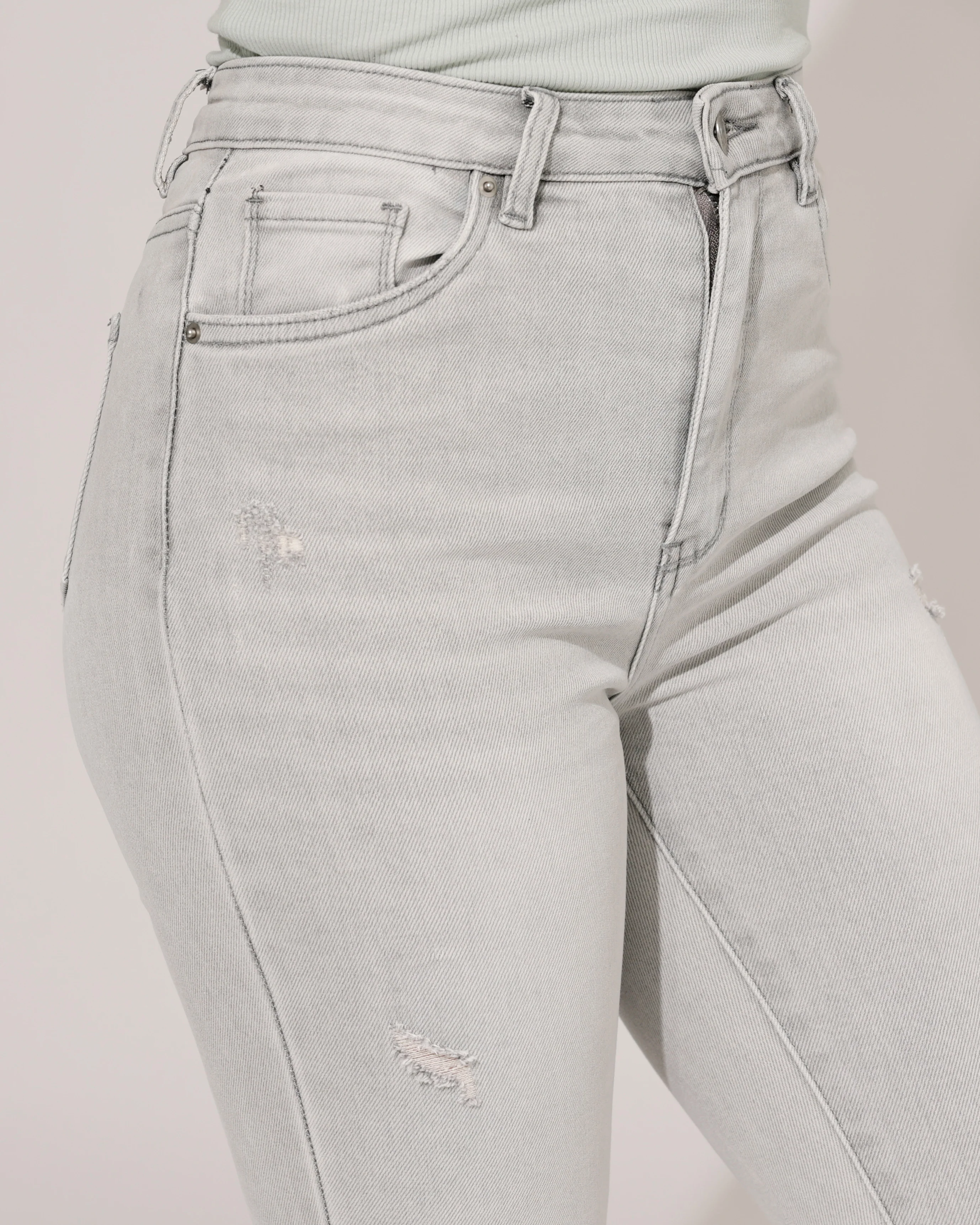 VS Miss | Skinny jeans, high waist Fem Grijs - Image 5