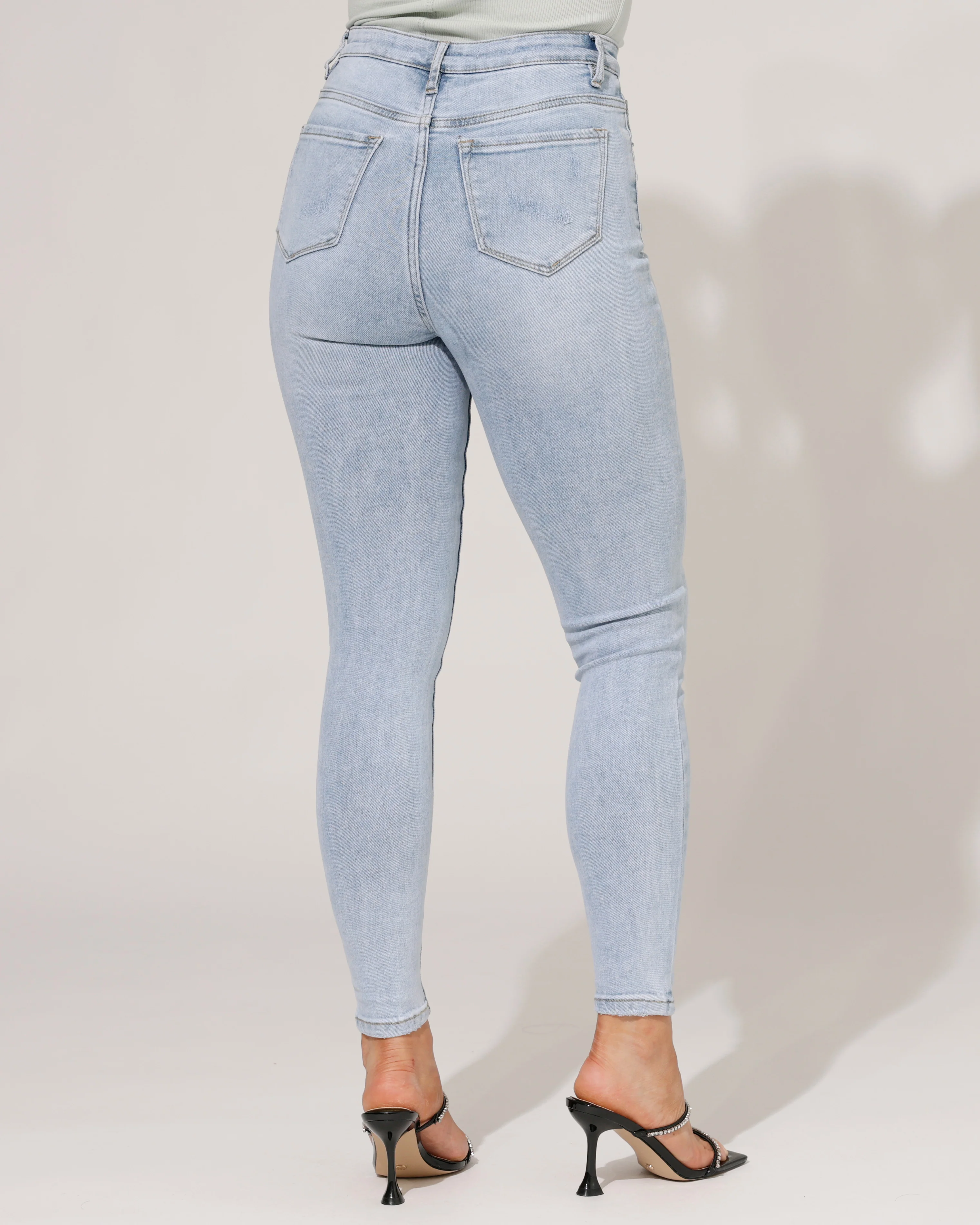 VS Miss | Skinny jeans, high waist Lola Blauw - Image 3