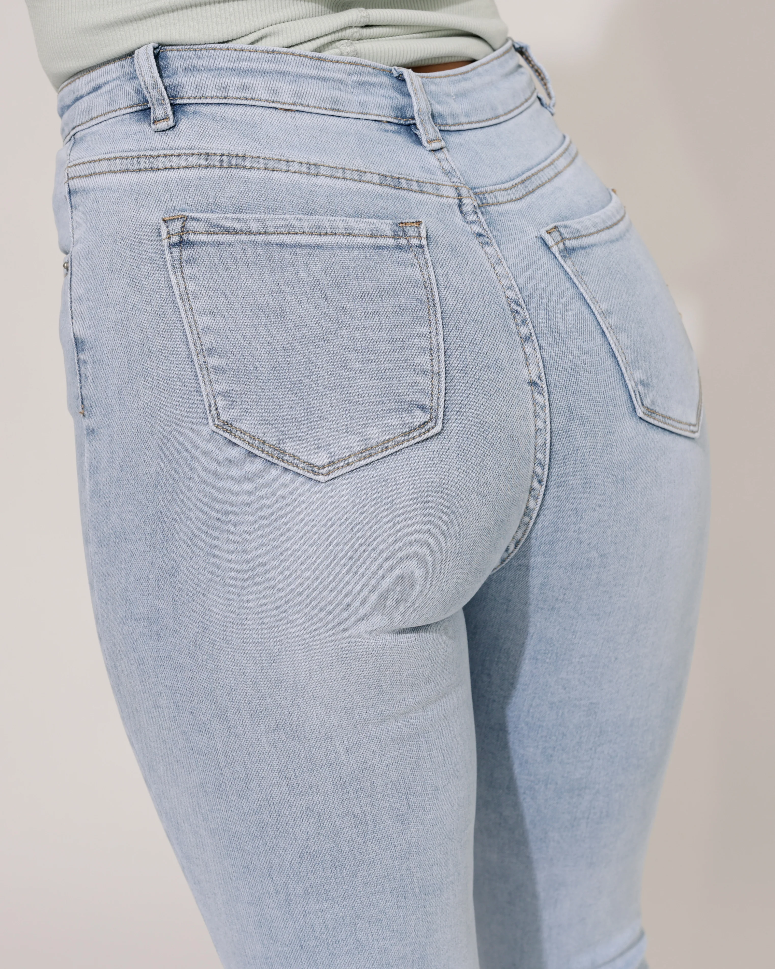 VS Miss | Skinny jeans, high waist Zoe Lichtblauw - Image 4