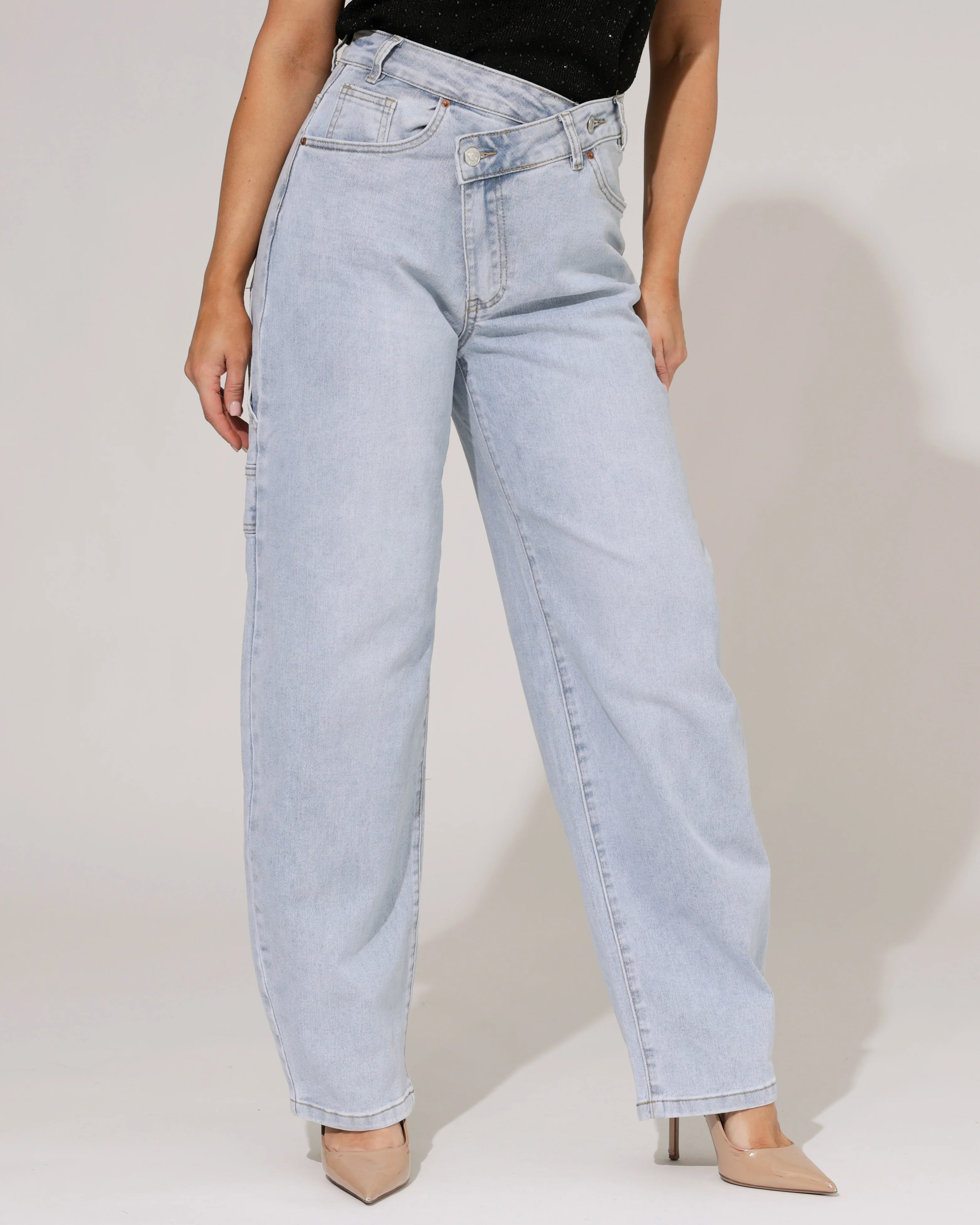 VS Miss | Wide barrel jeans Nila Blauw - Image 2