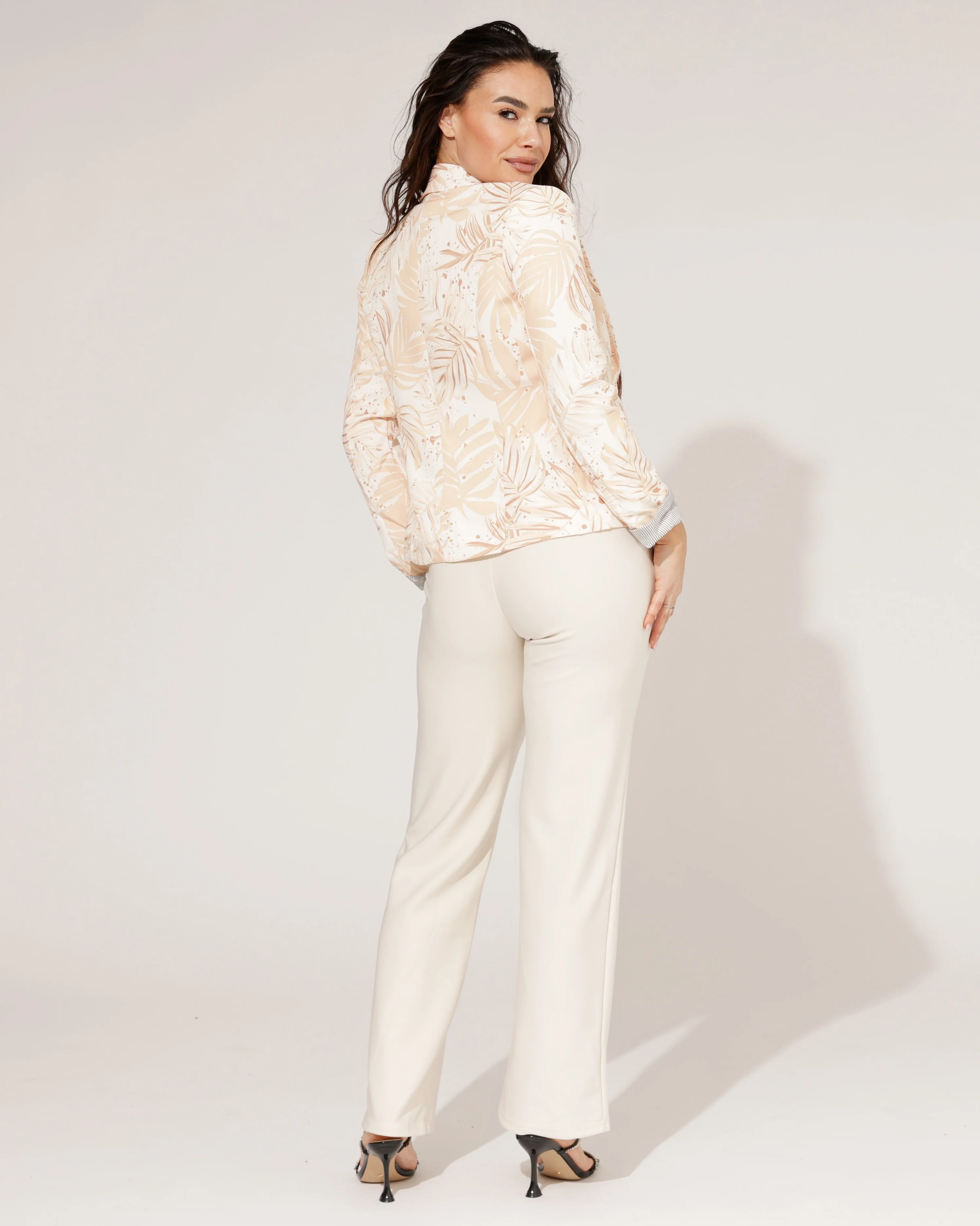 Wide leg broek Noor Roomwit - Image 5