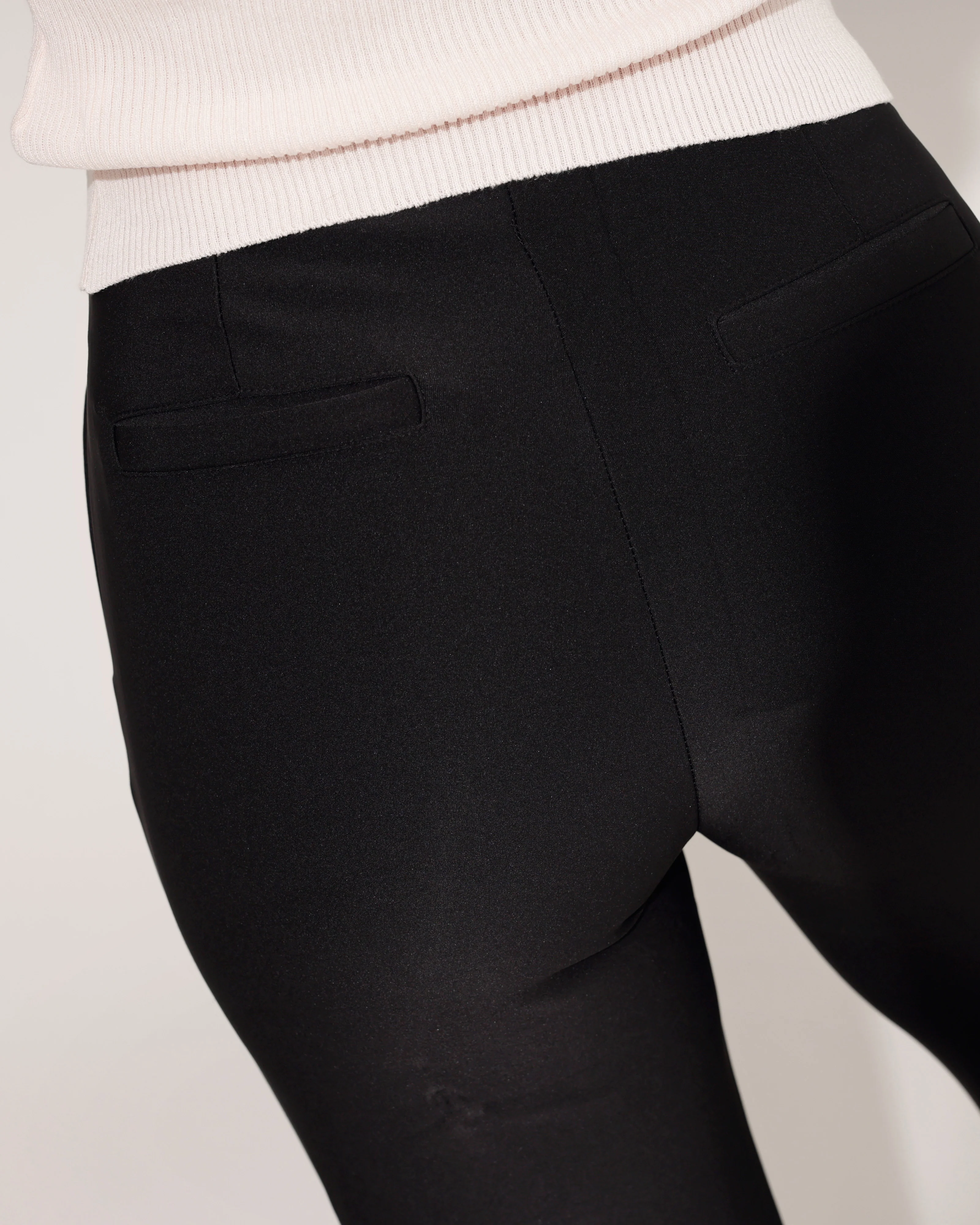 Wide leg broek Noor Zwart - Image 4
