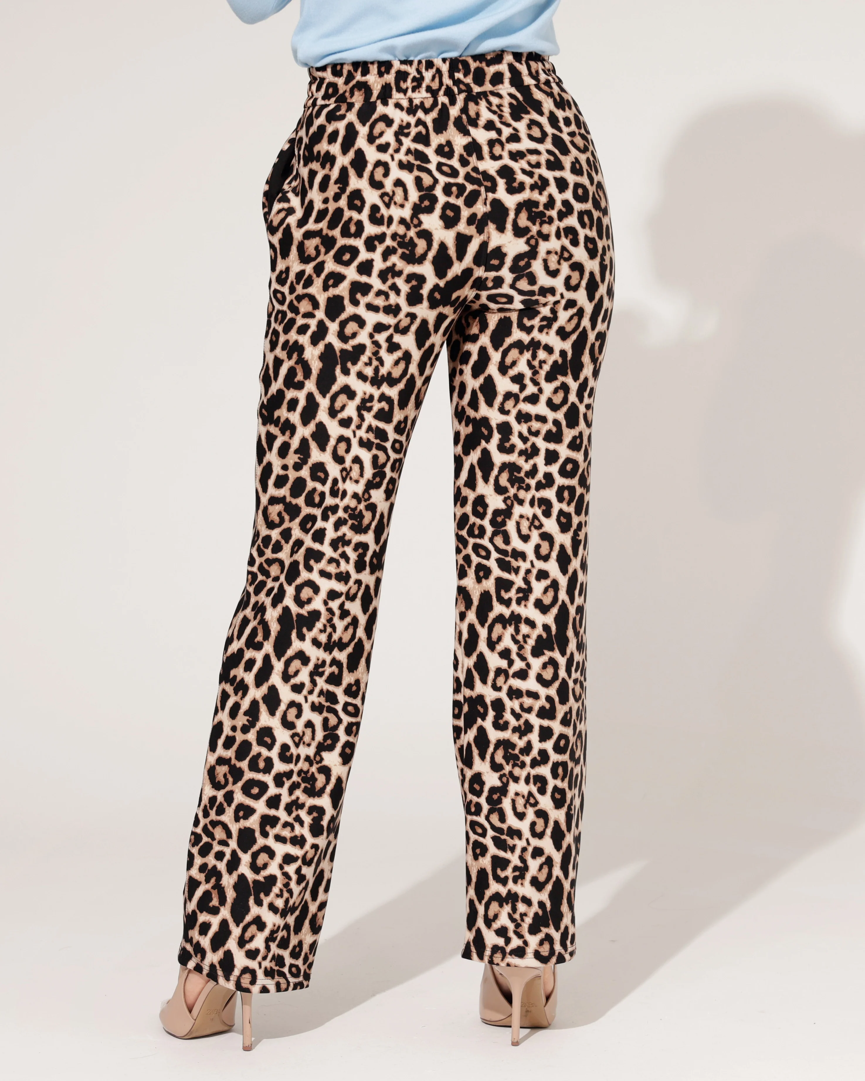Wide leg broek Pacha Panter Bruin - Image 3