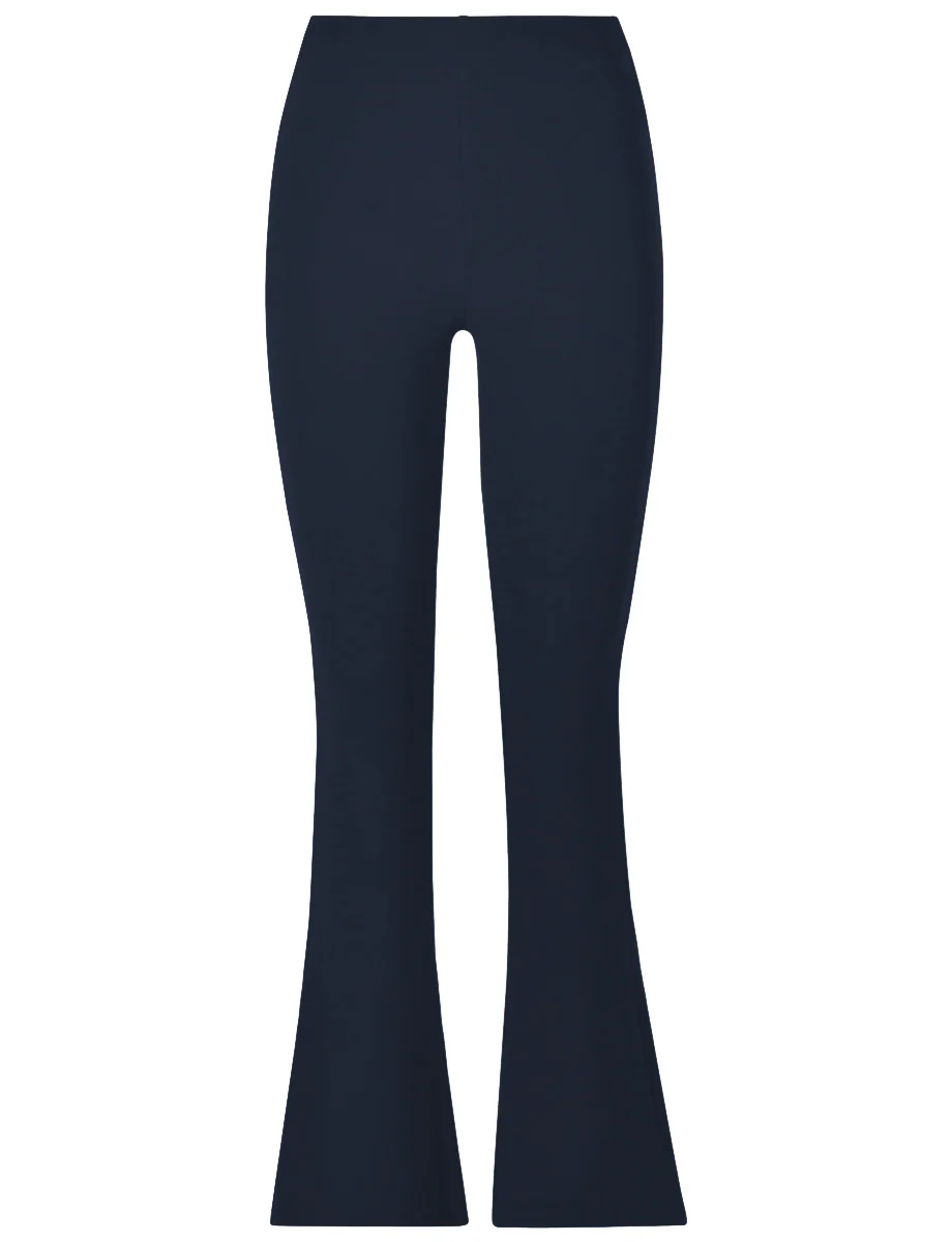 Yu & Me | Flared broek Lulu Donkerblauw - Image 6