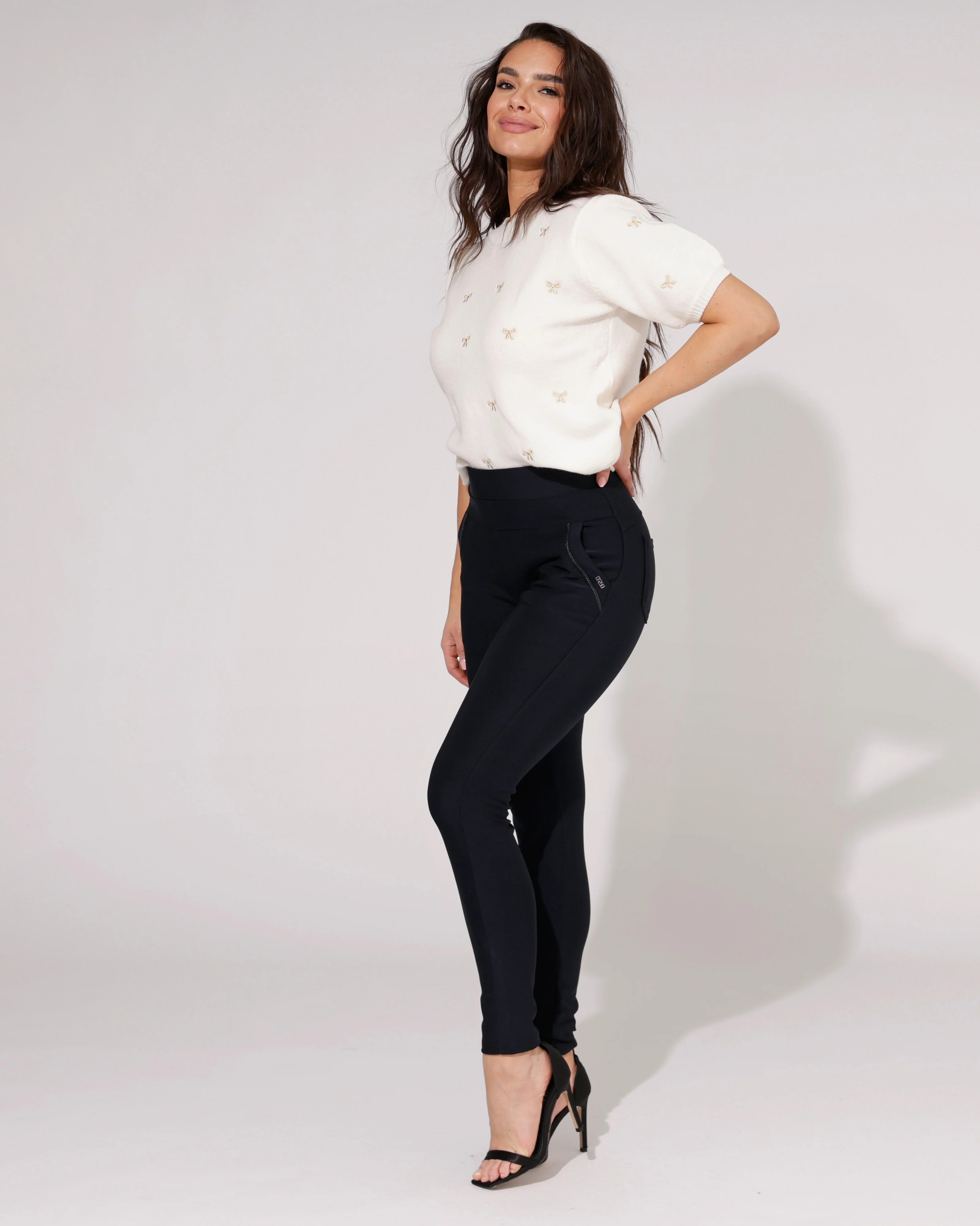 Yu & Me | Stretch broek Livia Donkerblauw - Image 3