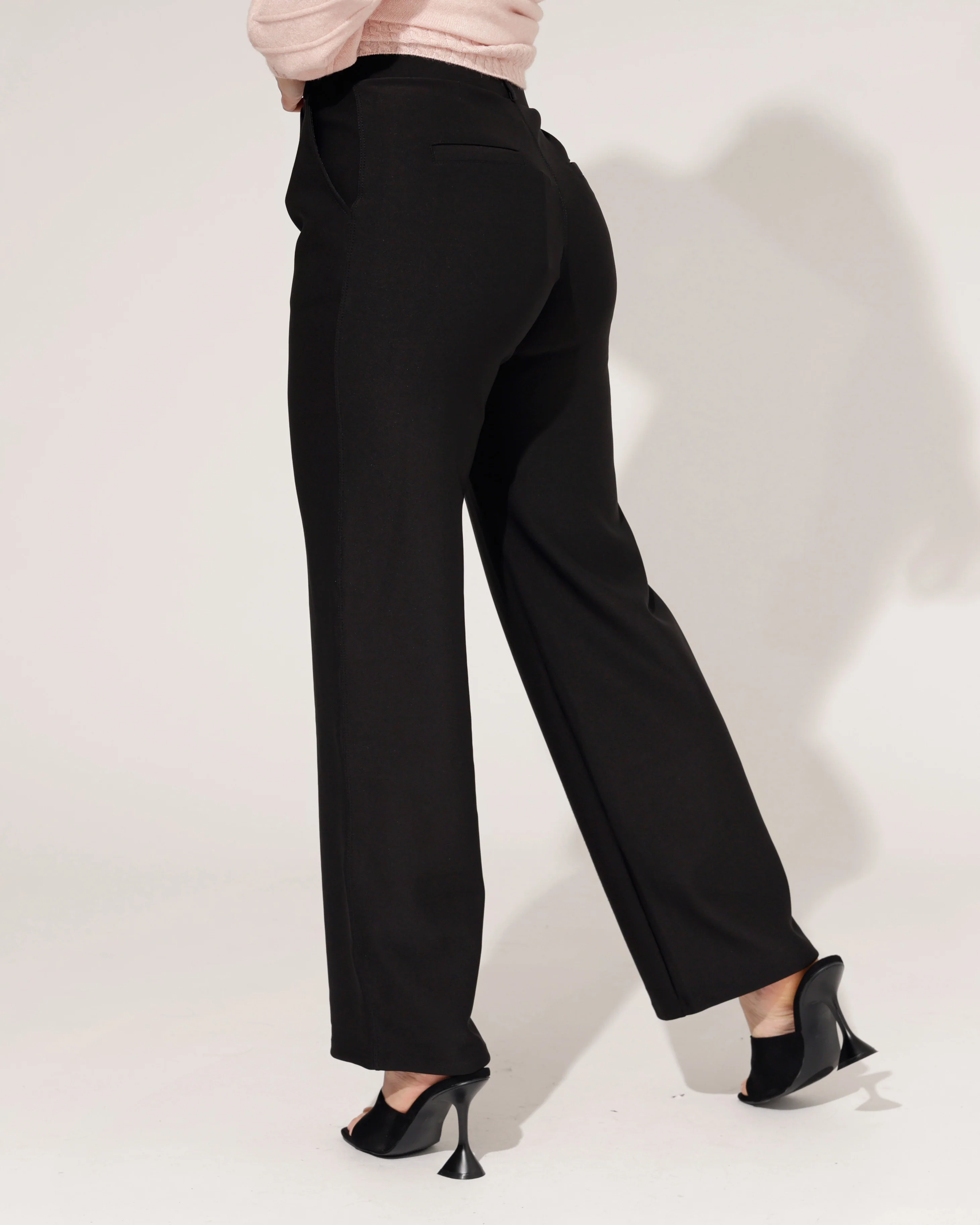 Yu & Me | Wide leg broek Romee Zwart - Image 3