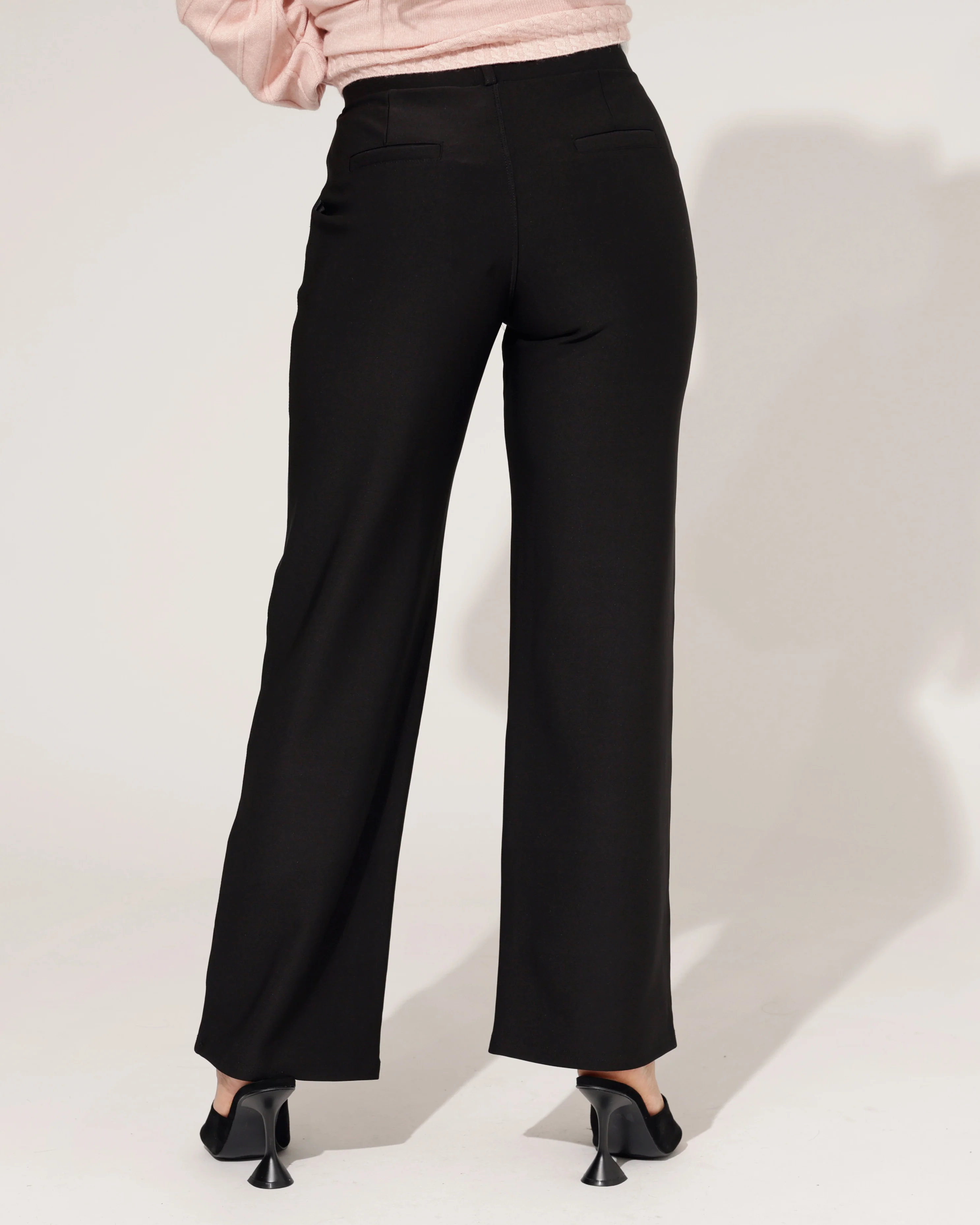 Yu & Me | Wide leg broek Romee Zwart - Image 4