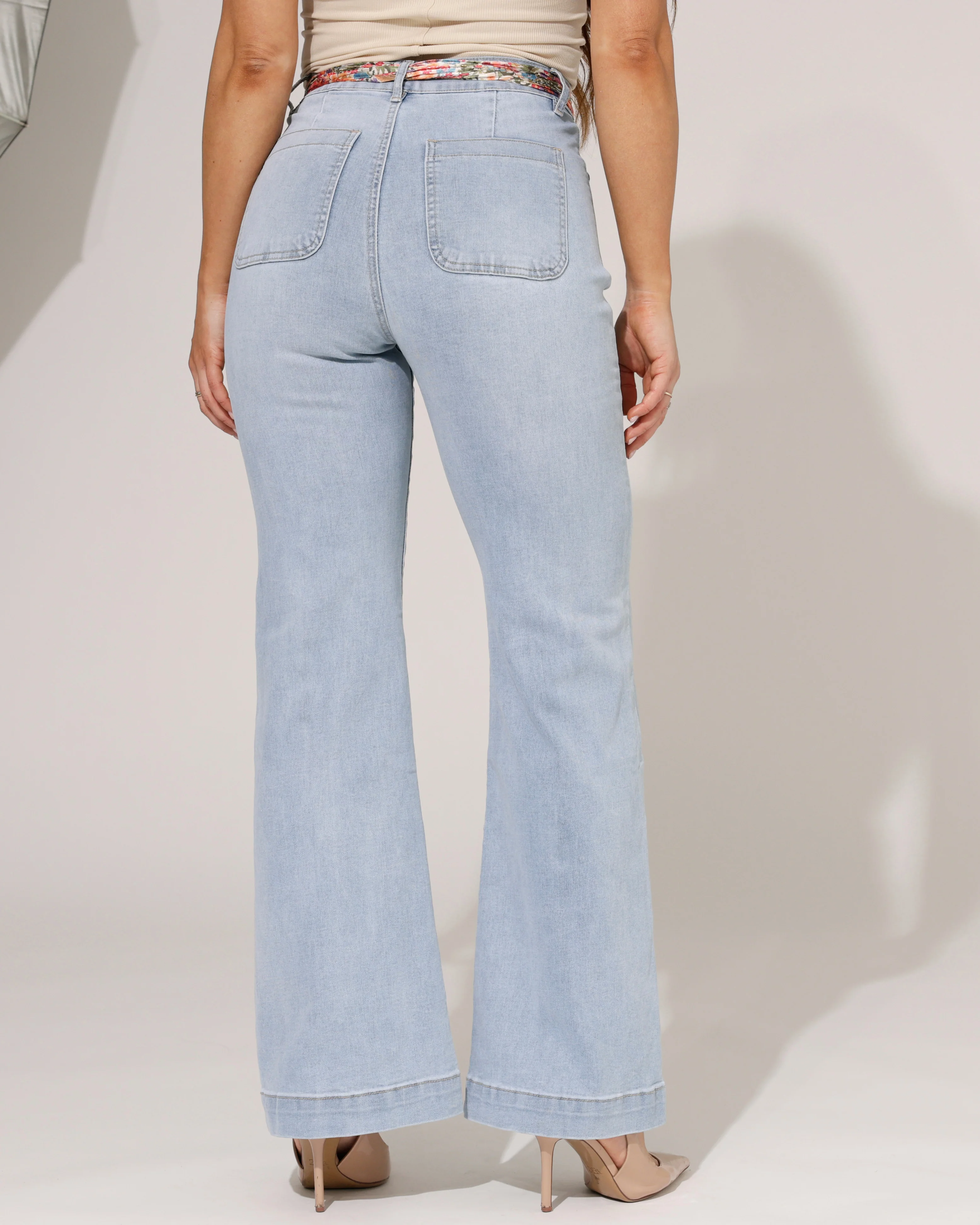 ZAC & ZOE | Wide leg jeans Mindey-N Lichtblauw - Image 4