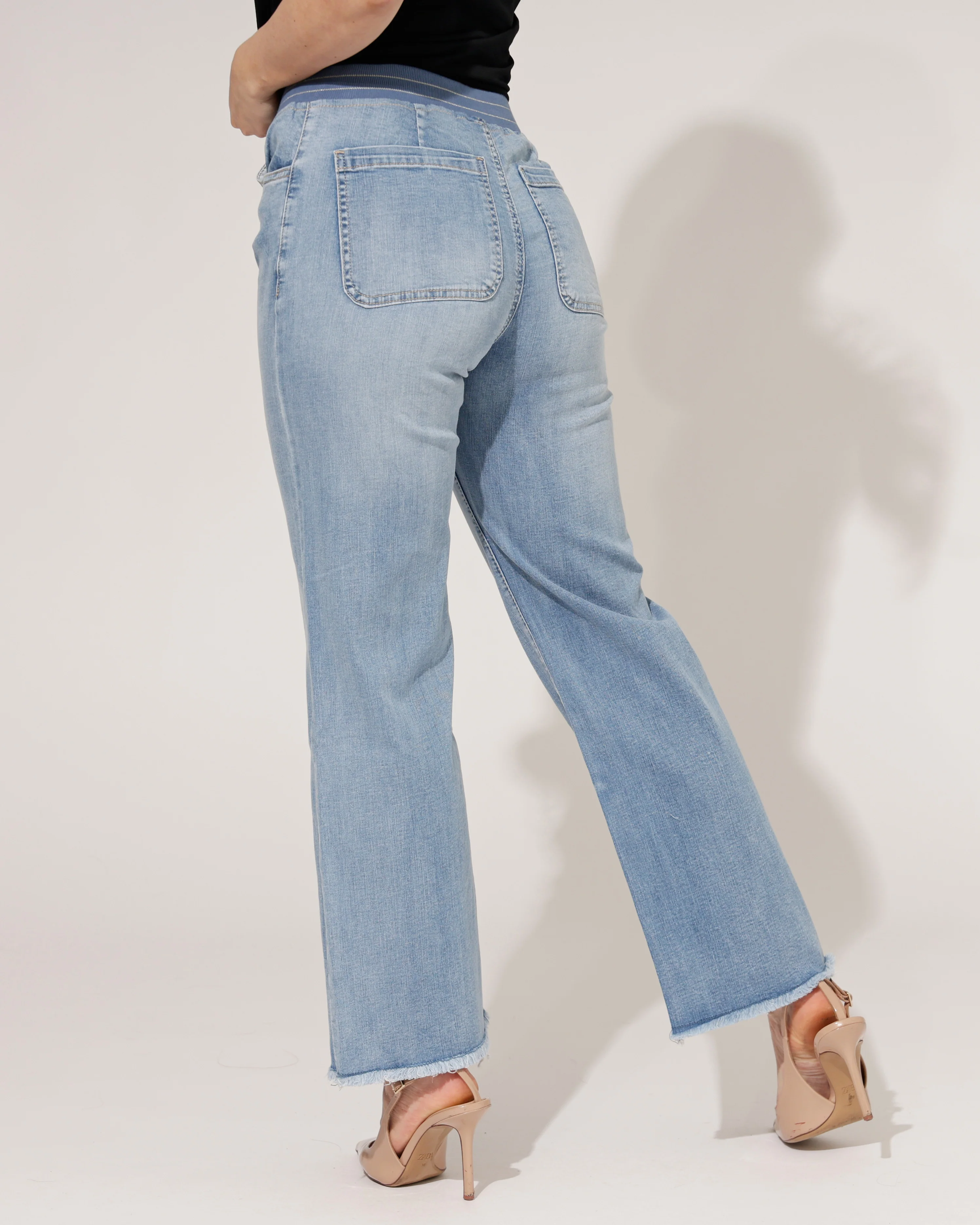 ZAC & ZOE | Wide leg jog jeans Sadie-N Lichtblauw - Image 2