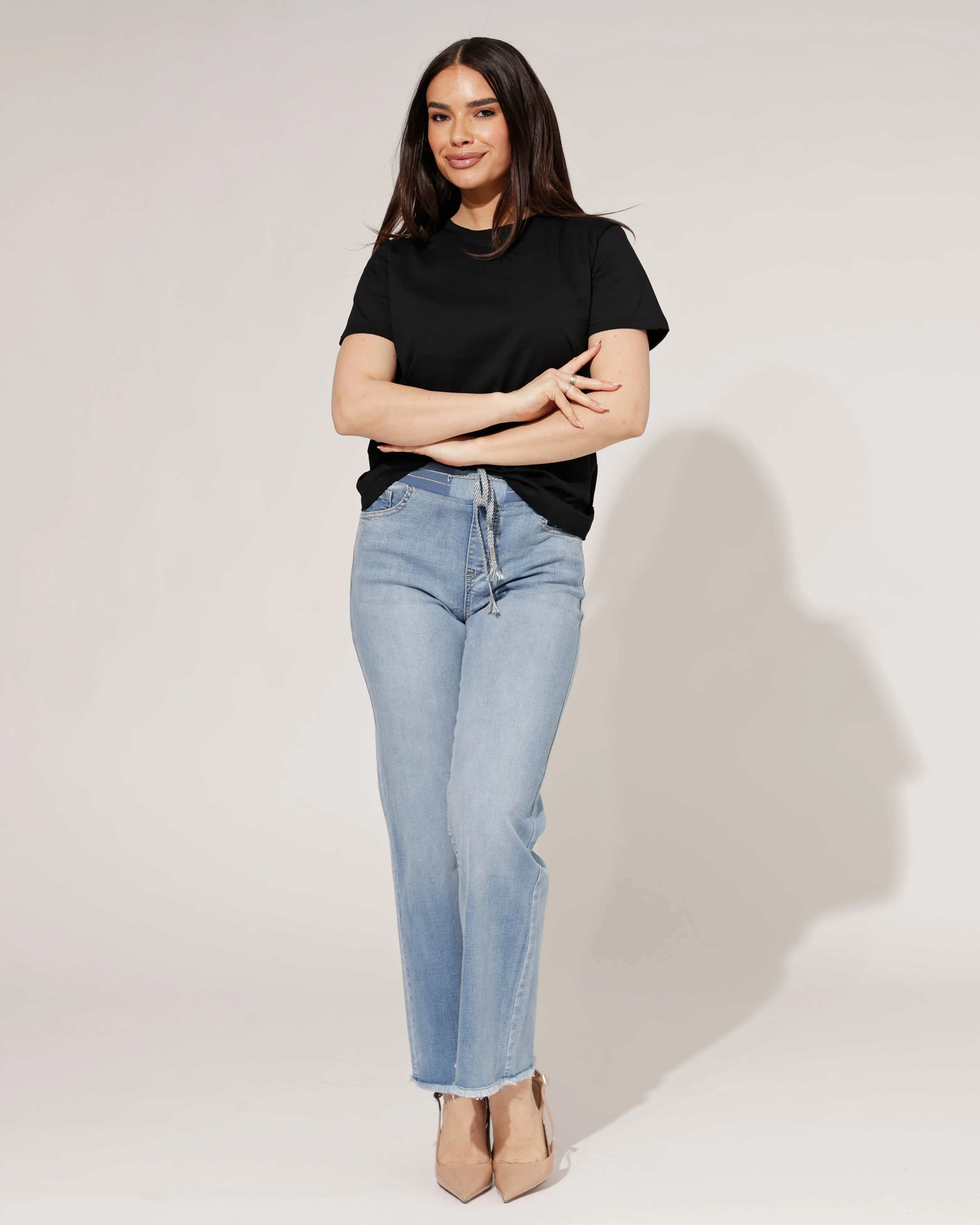 ZAC & ZOE | Wide leg jog jeans Sadie-N Lichtblauw - Image 3