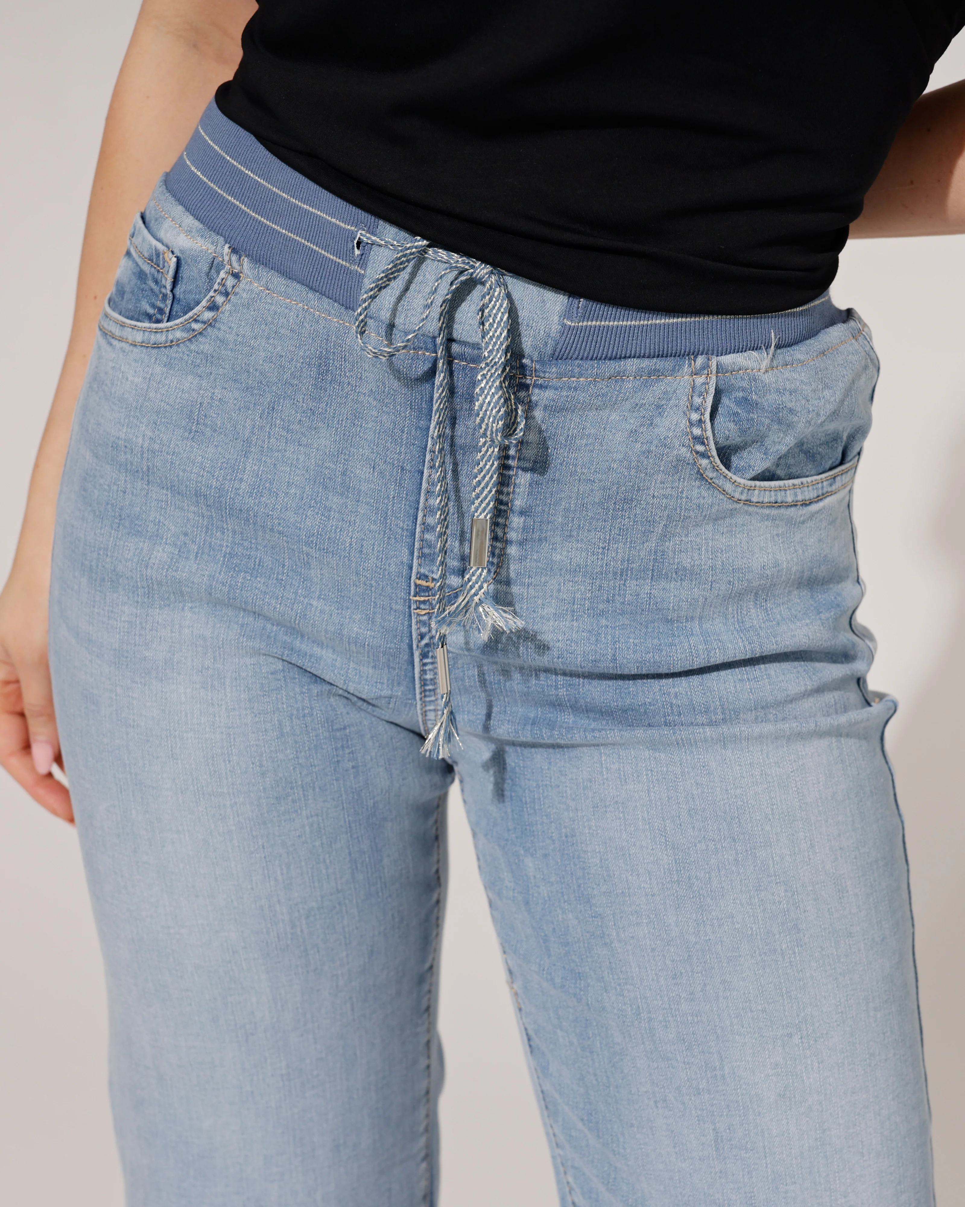 ZAC & ZOE | Wide leg jog jeans Sadie-N Lichtblauw - Image 4