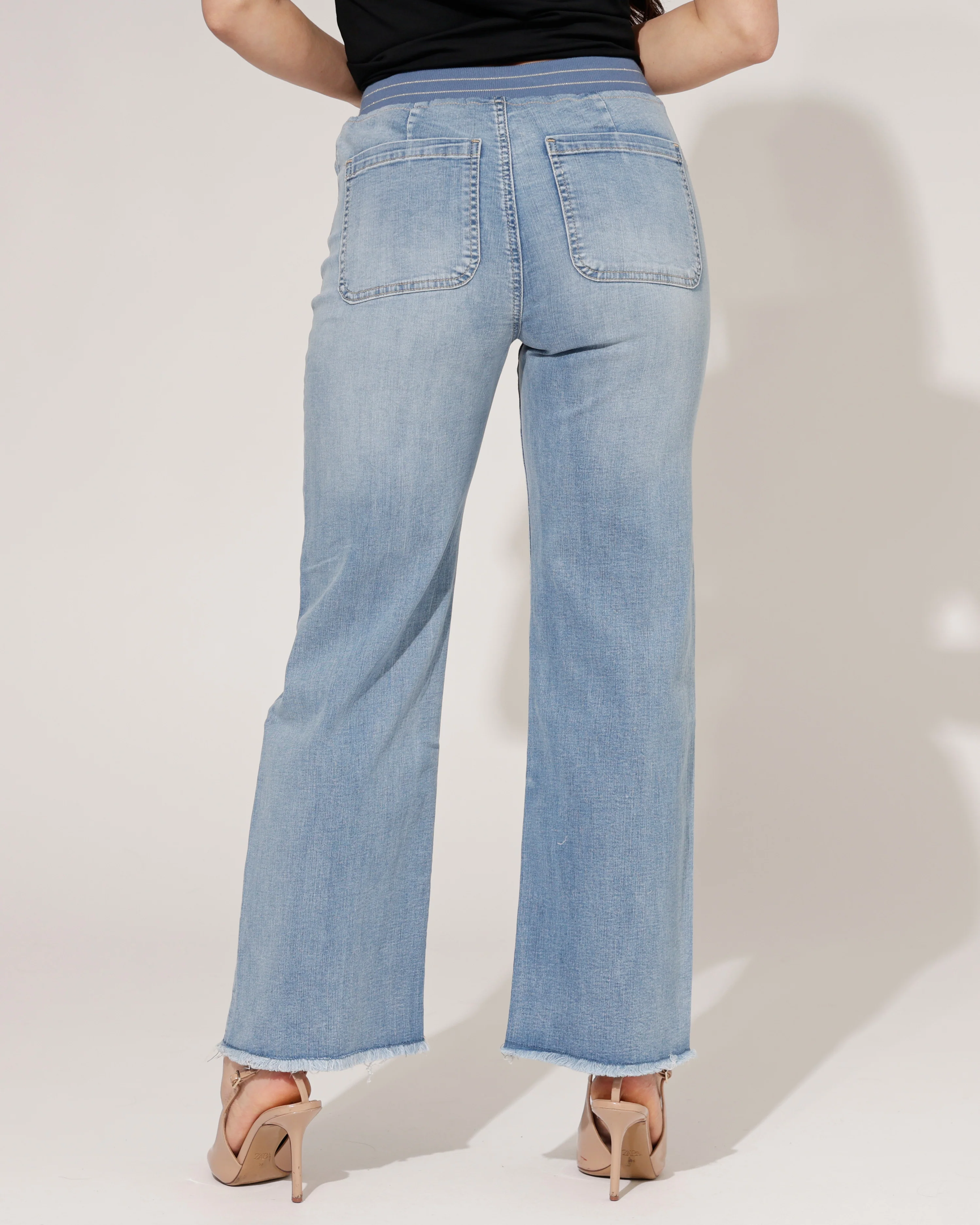 ZAC & ZOE | Wide leg jog jeans Sadie-N Lichtblauw - Image 5